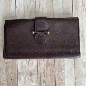 PREOWNED FOSSIL BROWN WALLET